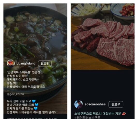 “소비쿠폰 받자마자 장보러 고고씽~”…사용후기 들여다보니